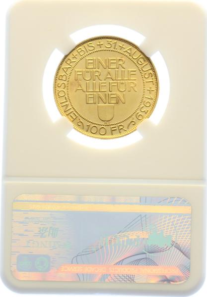 100 Franken 1939 B - Luzern Schützenfest